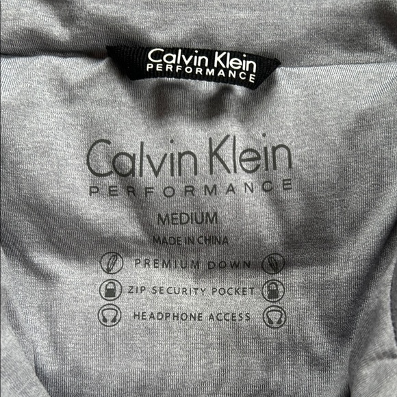 Calvin Klein Performance Off-White Stretchy Quilted Vest Medium - Picture 2 of 12